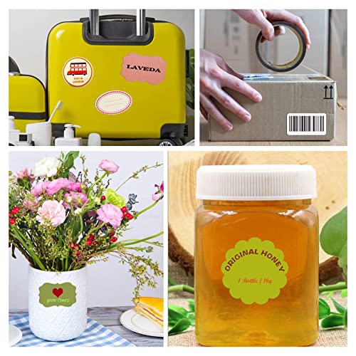 Laveda Custom Stickers For Business Logo Customized Personalized Stickers With Any Design Image Logo Text For Small Business And Birthday Party Wedding Celebration 120 Labels (1.5''X1'', Fancy Frame) #TOP3