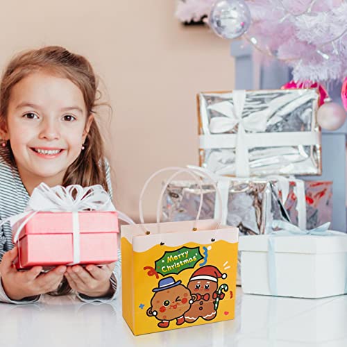 2 Pcs Saco de Natal impermeável bonito | Grandes sacolas de compras com tema de Natal,Sacos de prese
