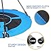 Dooke 700 lb 40 Inch Saucer Tree Swing for Kids Adult 900D Oxford with Waterproof Frame and 2 Hanging Straps