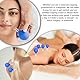 Asfrode Facial Cupping Set, 4 x Schröpfgläser mit Saugball Gesichts Vakuum Saug Massage Hals Kopf für Körperstelle Straffe Haut Faltenminderung Entgiftung Anregung Lymphfluss (Blau)