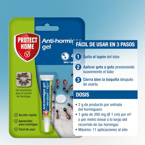 Miniatura 4 de Cebo Antihormigas Formato Gel. Para Interiores Y Exteriores. Rápida Acción, Altamente Atractivo. 4g
