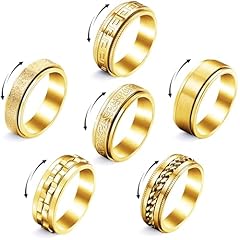 6pcs,gold,fidget
