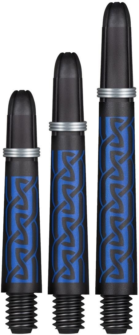 Shot Dart Shafts Koi Carbon with Spring Ring, High-Quality Dart Shafts Stable and Long Durable (Medium, Blue)