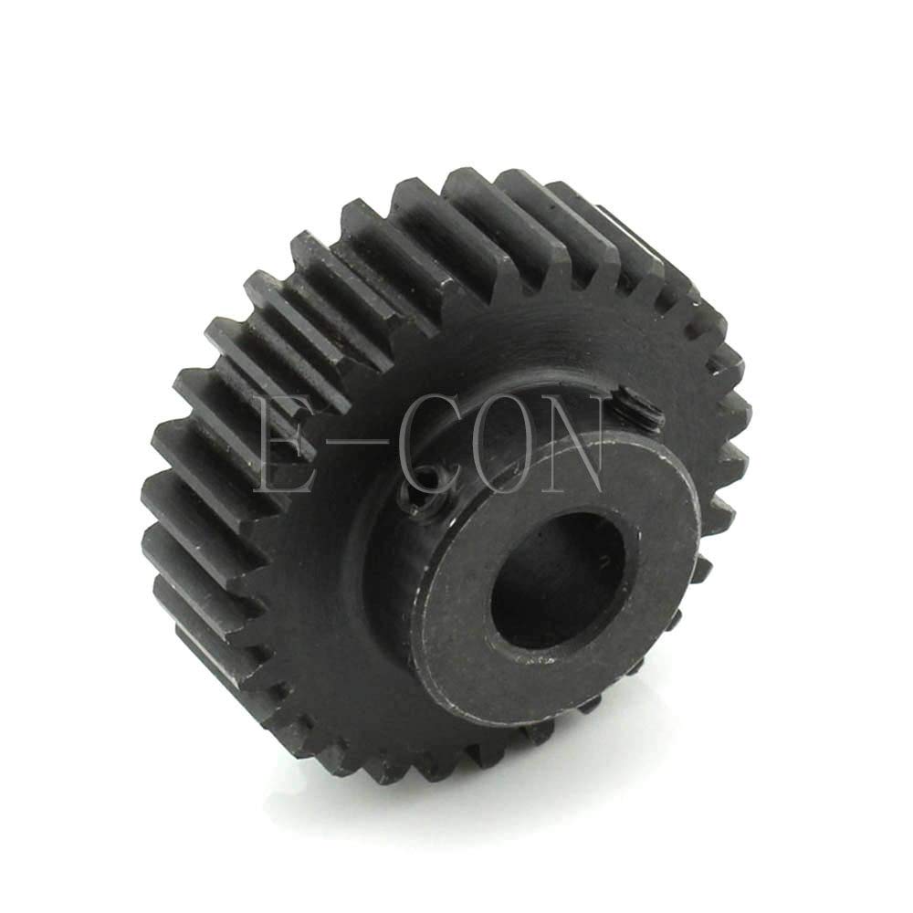 Fevas 1pcs 1.5M40T 15mm Width 8mm/10mm/12mm/15mm/16mm/17mm/20mm/25mm Bore Hole 40 Teeth OD 63mm Motor Steel Gear Wheel Top Screw - (Number of Teeth: 40 Teeth, Hole Diameter: 12mm)