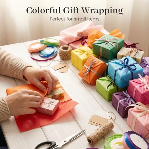 Image of Koogel Tissue Paper 320 Sheets, 14 X 10 inch 40 Colors for Gift Bags
