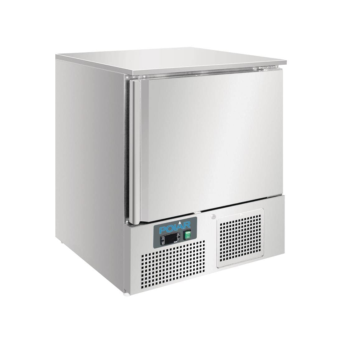 Polar Refrigeration U-Series 160W Undercounter Fish Seafood Storage Fridge 140 Litre, Stainless Steel, -4°C to 4°C, 850(H) x680(W) x700(D) mm, 3 Sturdy Seafood Trays Included, Energy Rating B | UA013