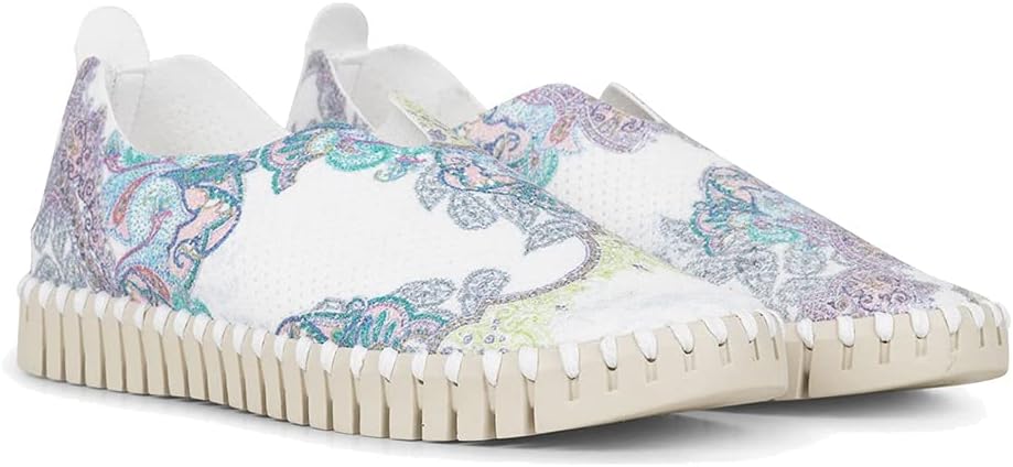 ILSE JACOBSEN Women's Standard Tulip 139 Flats, White Sugar, 11