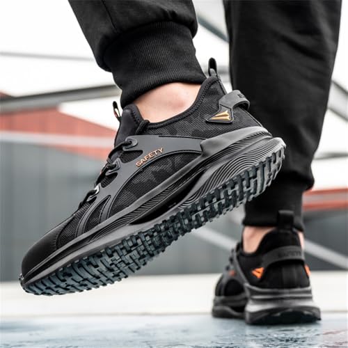 Steel Toe Shoes for Men Work Safety Shoes Industrial Construction Boot Comfortable Lightweight Work Sneakers3