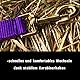 Pferdelinis Halfter Fohlen Halfter für Mini Shetty Halfter für Holzpferd - Fohlenhalfter 2-Fach verstellbar an Kinn- & Genickstück (Lila, Fohlen)