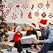DIYDEC 60pcs Christmas Candy Hanging Swirl Decoration Xmas Candy Ceiling Hanging Streamers Christmas Red White Peppermint Candy Cutouts Ornaments for Christmas Holiday Party Classroom Home Decor