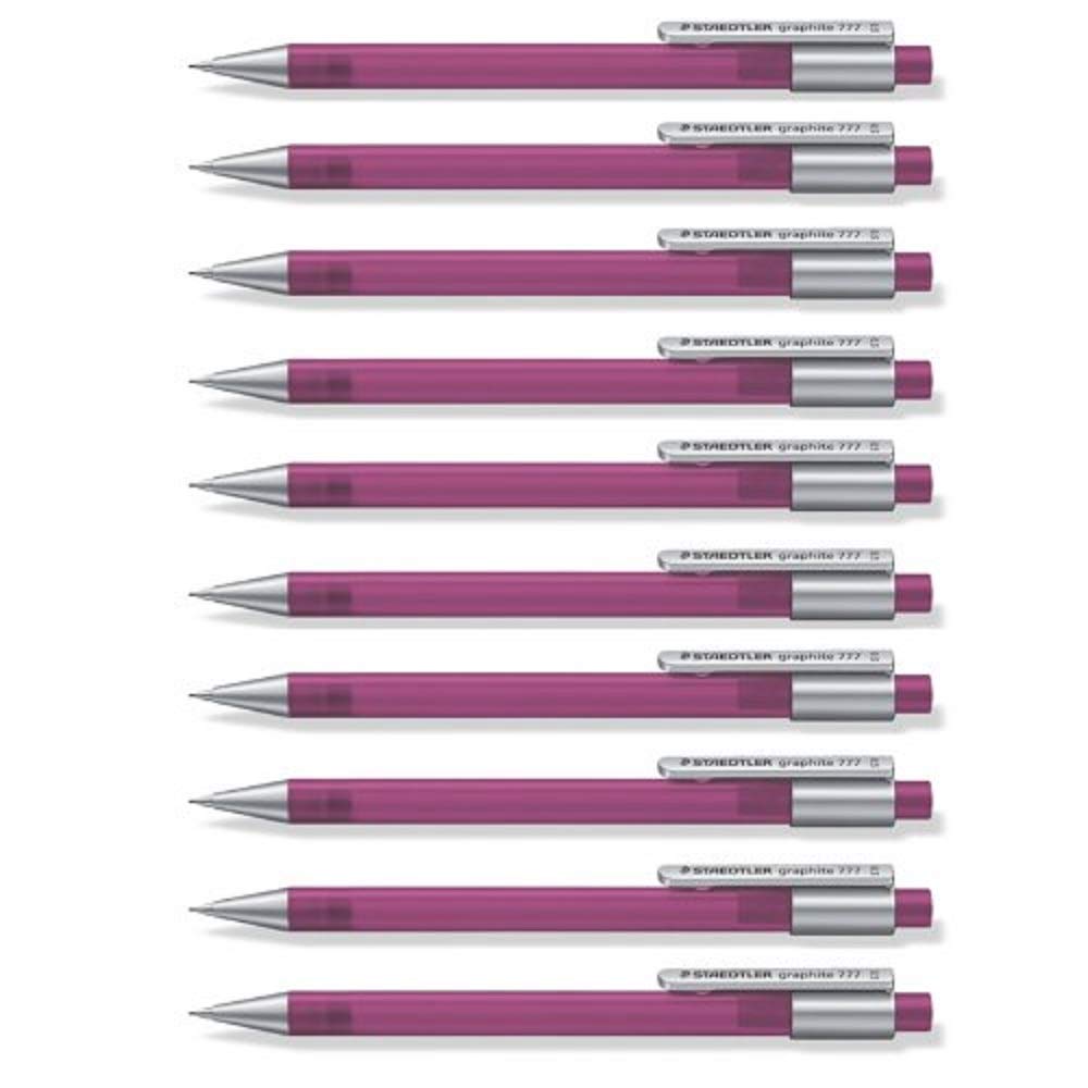 777 05-61 Graphite Mechanical Pencil - 0.5mm, B Lead, Magenta Barrel (Pack of 10)