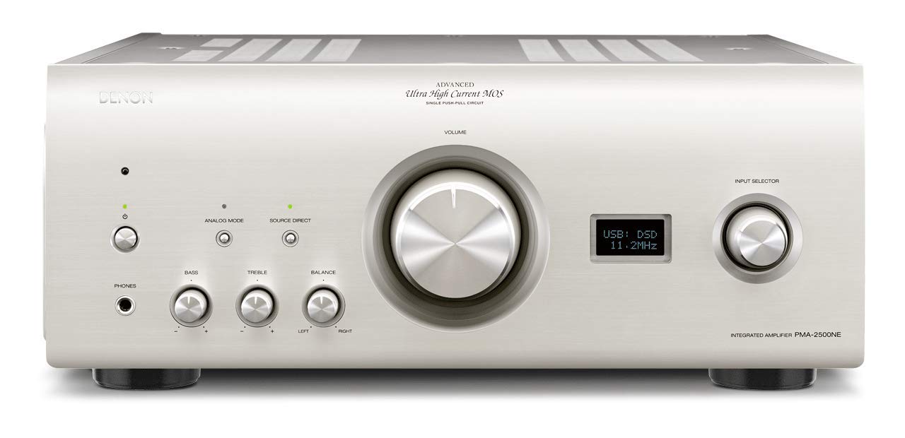 Denon PMA-2500NESPE2 Integrated Amplifier, Premium Silver : Amazon