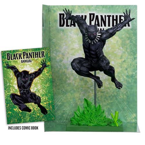 McFarlane Marvel Black Panther 1:6th Scale Collectible with Scene (Black Panther Annual (Variant) #1) Toys - Image 2