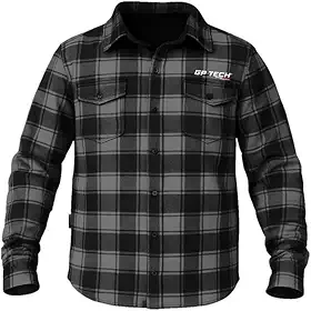 Jaqueta Motociclista Gp Tech Moto Custom Motoqueiro Xadrez Casual Classic Com Proteções e Capuz Retro