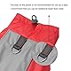 AXSPEED Hundebekleidung für Herbst und Winter, warm, gepolstert, wasserdichte Jacke (rot, XL)