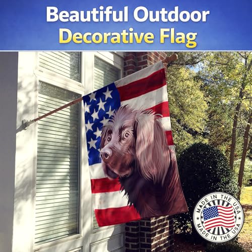 German Longhaired Pointer grand drapeau en toile de qualité supérieure Caroline's Treasures