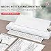 A4 Thermal Printer, 200dpi PortableRechargeable Inkless Thermal Printer, for iOS for Smartphones, 265x58x32mm