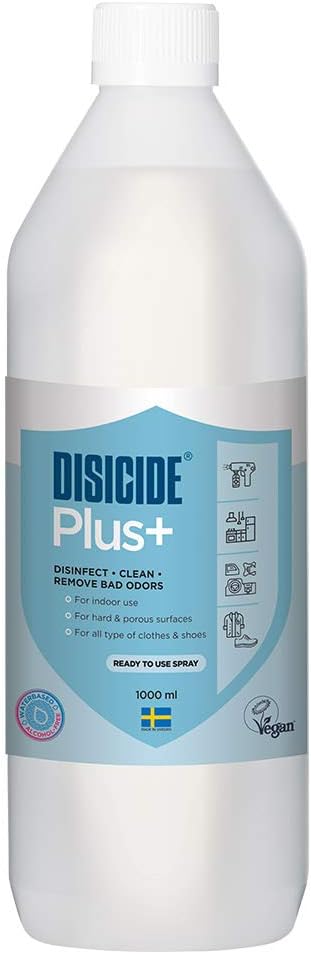 DisicidePlus+ Spray Refill 1000ml. Ready to Use, Water-Based and Solvent-Free