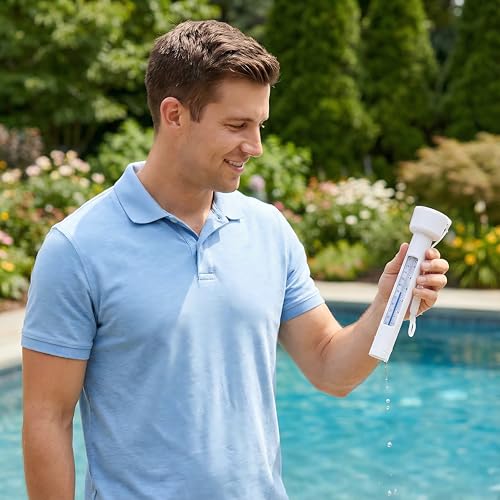 Pool Thermometer Floating, Water Temperature Thermometer with String, Large Size Easy Read & Shatter Resistant Pool Accessories for Outdoor & Indoor Swimming Pools, Spas, Hot Tubs & Aquariums.(White) - Thumbnail 6
