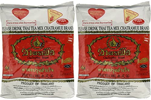 Number-One ChaTraMue Original Thai Iced Tea Mix 400g Bag, Pack of...