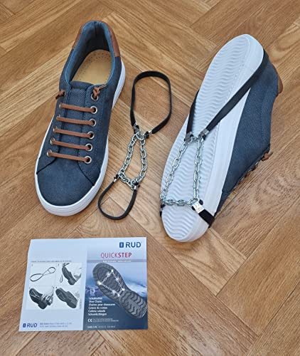RUD Gleitschutzkette Quick Step Schneekette für Schuhe - Bester Grip auf Schnee, Einheitsgröße