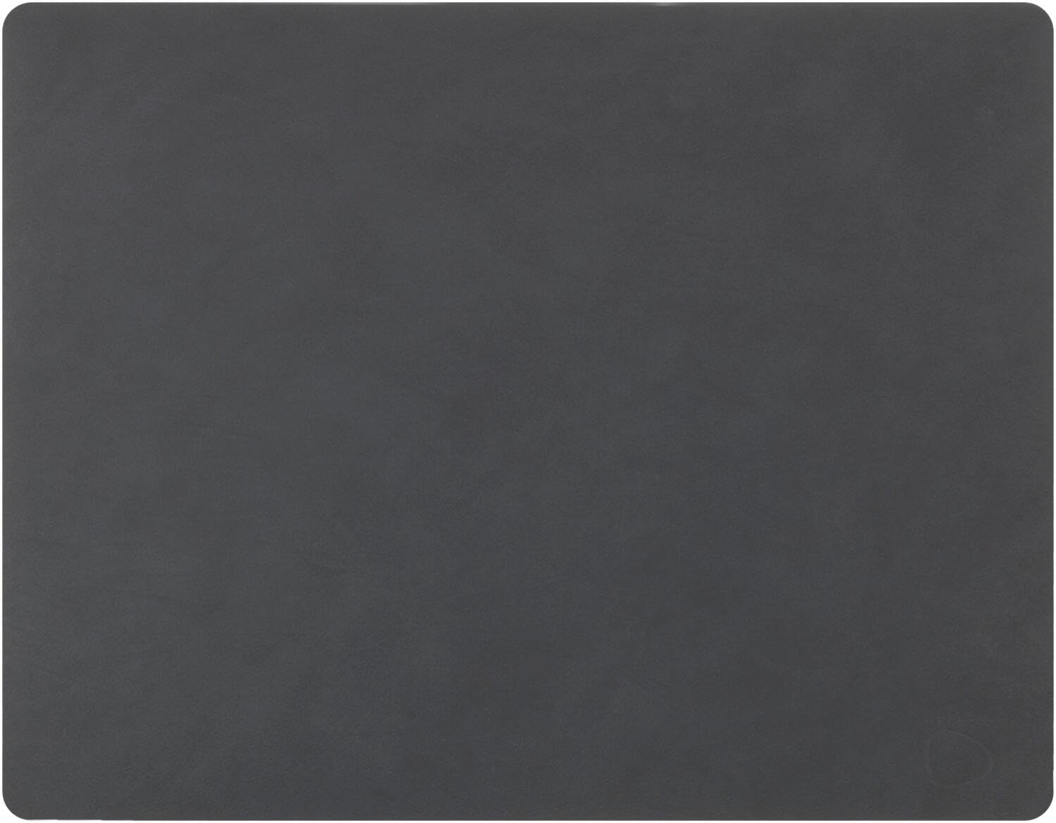 LIND DNA Placemats Nupo - Leather - Anthracite - 45 x 35 cm - 2 pieces