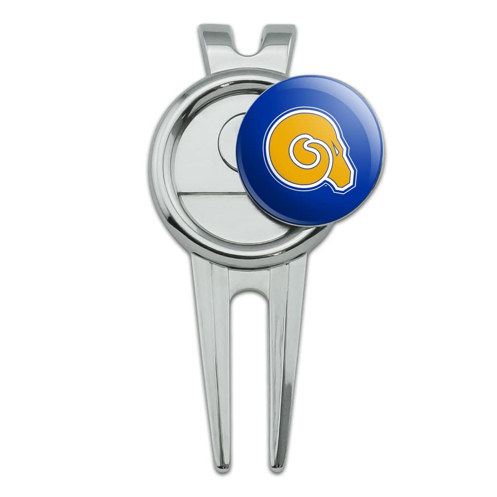 GRAPHICS & MORE Albany State University Primary Logo Golf Divot Repair Tool and Ball Marker