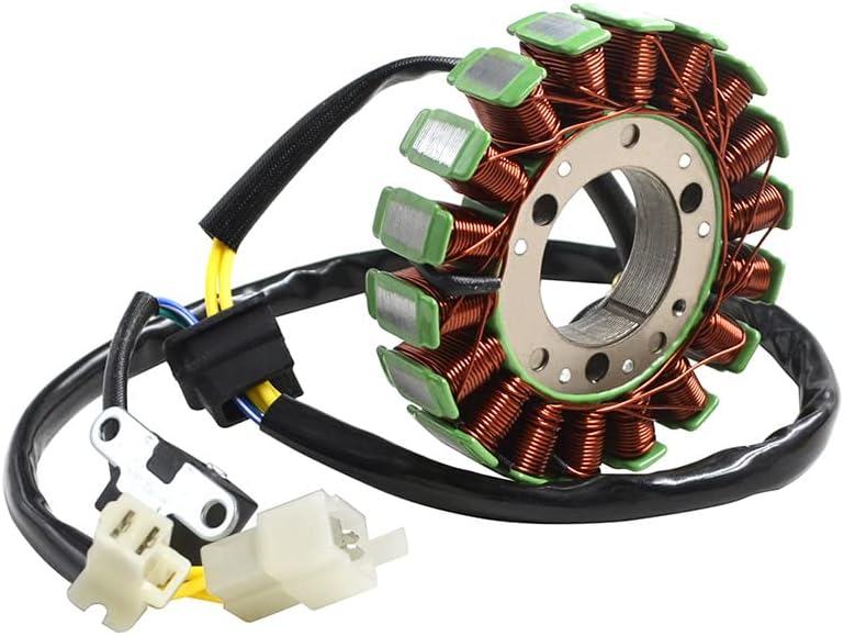 XuLong Stator Magneto Coil 32101-38302 Compatible with Suzuki GN250 GN 250 1982-2001/TU250 TU 250 1997-2016, Ignition Coil for Motorcycle