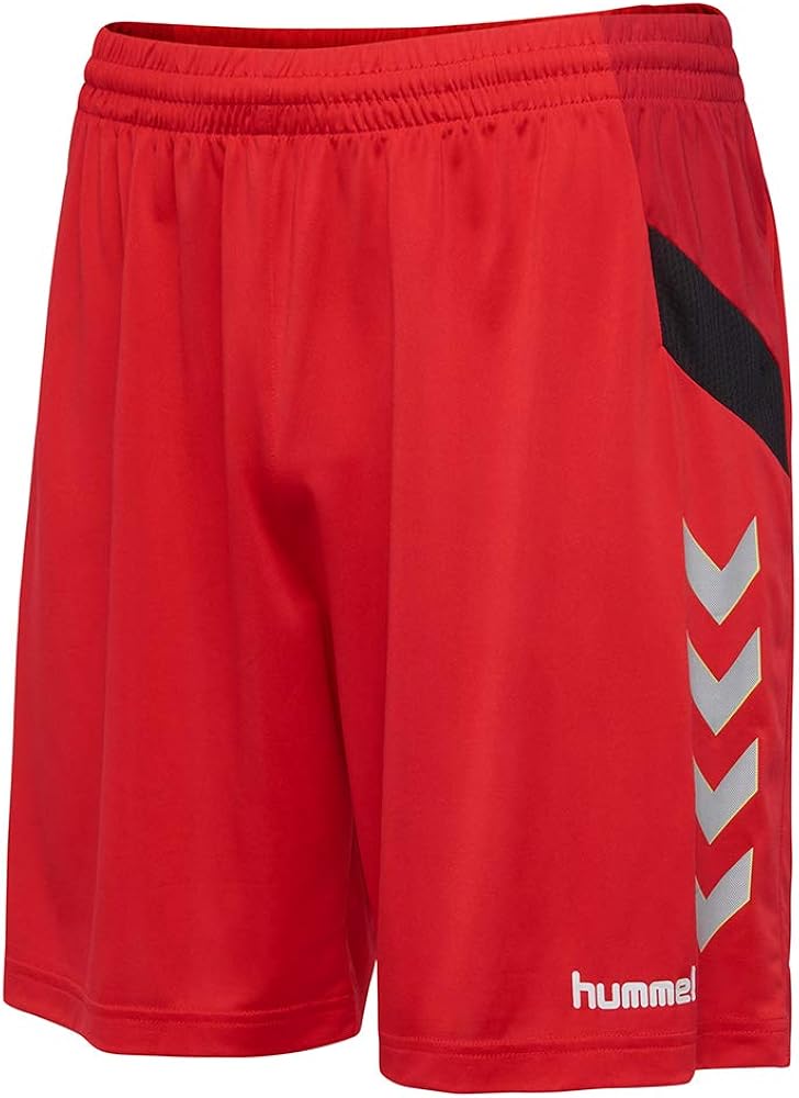 Hummel Tech Move Poly - Pantaloni Uomo Sportivi, Aderenti Con Tasche Laterali Zip E Dettagli In Mesh