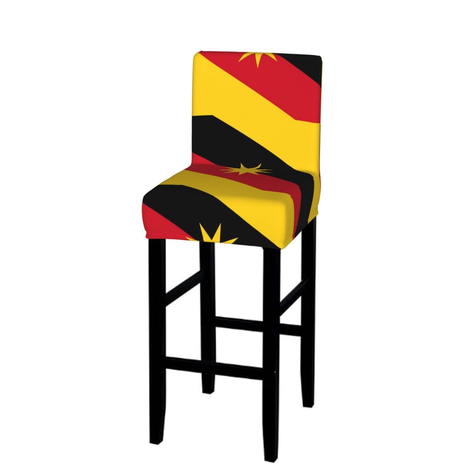 CNTDBU Flag of Sarawak Bar Stool Cover-Stretchy Chair Slipcover for Kitchen