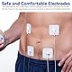16 Stück Elektroden Pads 5x5 cm, Selbstklebend Elektroden Pads für Elektrostimulatoren, Wiederverwendbare Klebeelektroden-Pads für TENS Geräte & EMS Trainer, mit 3,5 mm Snap Druckknopf
