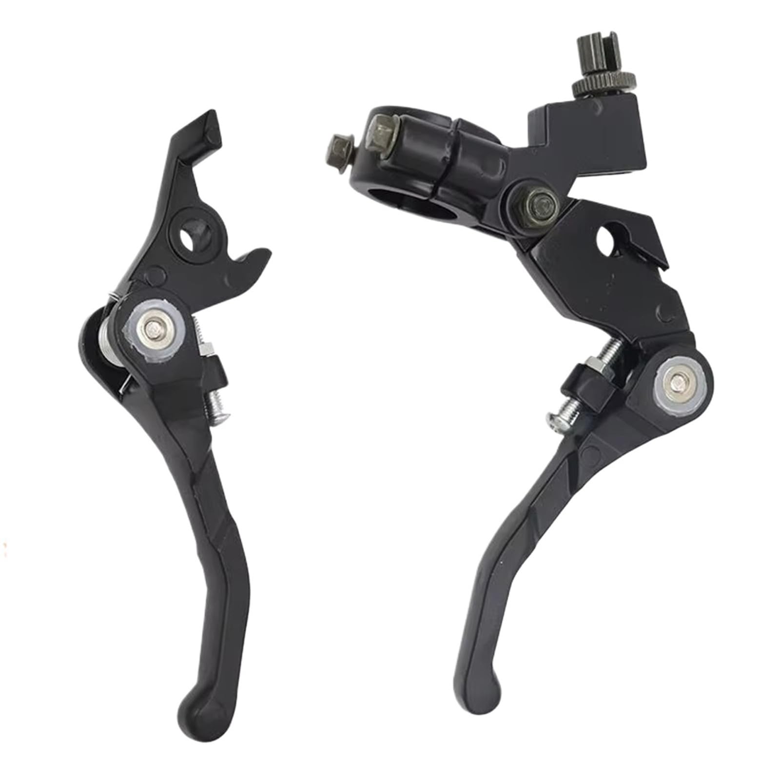 BeiZhengbhD Clutch Lever Handlebar Folding Alloy Clutch for 50cc for 70cc for 90cc for 110cc for 125cc for 140cc for 150cc for 160cc Pit Dirt Bike Atomik(Black a Set)