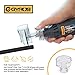GYROS 2.5” Mini Resin Cut-Off Wheels for Rotary Tools; 2 Double Fiberglass Reinforced Cutting Discs; Super-Tensile Materials Like Titanium, Carbon; Dremel Cutting Tool Accessory; Made in USA 11-42502