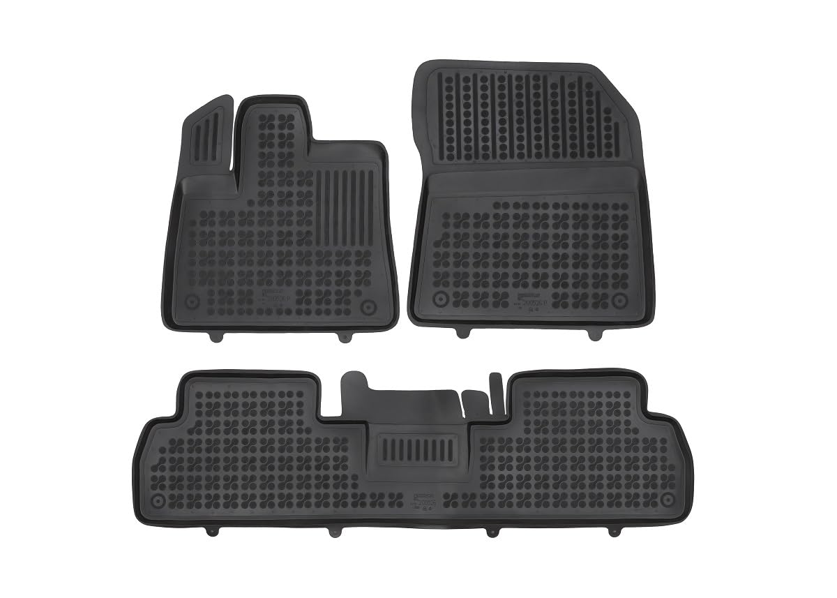 MTM Gummimatten für FIAT Doblo III/e-Doblo (Electric) 2023- Passform, Fussmatten mit hohem Rand 5 cm, cod. 3D 10362