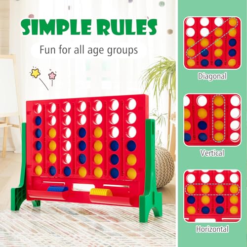 Juego gigante 4 en línea Costzon miniatura 3