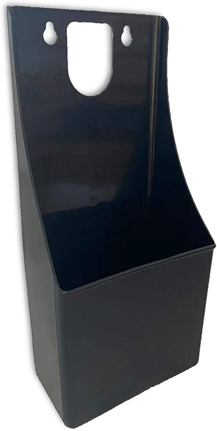 Pub Bar Stand-Up Wall Mounted Cork Catcher Only Plastic 29.5 x 12.5 x 12 cm (Black) โ image 1