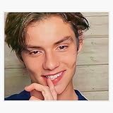 Louis Partridge Kiss Me Poster Sticker Vinyl Waterproof Sticker Decal Car Laptop Wall Window Bumper Sticker 5"