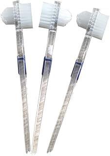 GARVALON 2 Peças Escovas Para Limpeza Escova De Limpeza Escova De Dentadura Escova De Limpeza Escova De Dentes Dupla Face Escova De Dentes Falsos Limpador De Dentes Falsos Cabeça Dupla