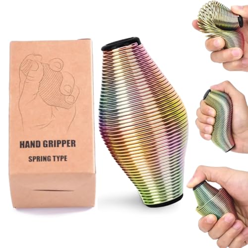 Azttior Frühlingsspielzeug Rainbow Metall Feder, Fidget Toys Metall & Anti...