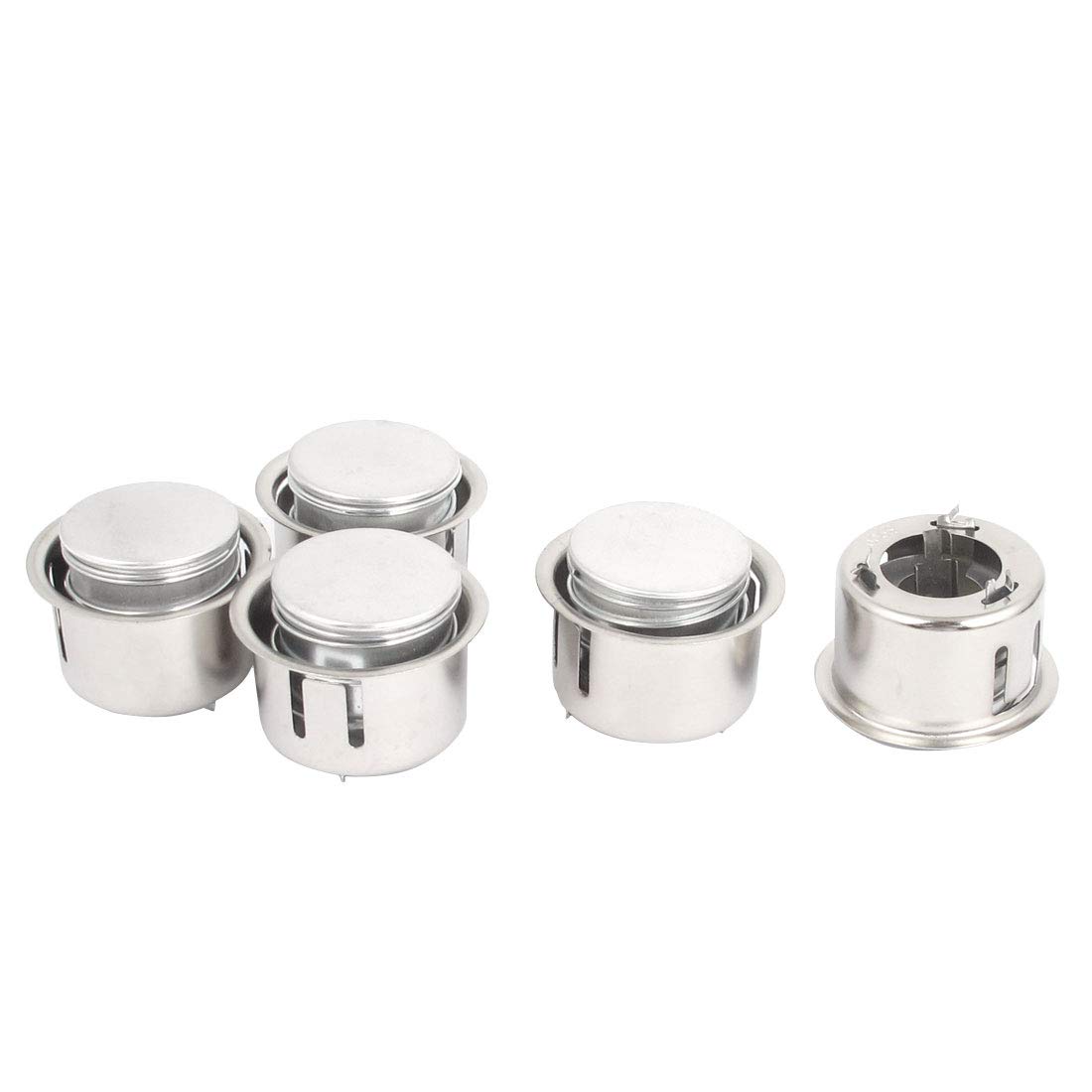 Ruilogod Home Kitchen Electric Rice Cooker Central Attemperator Silver Tone 5Pcs id 1c2 ee4 21d 622 630