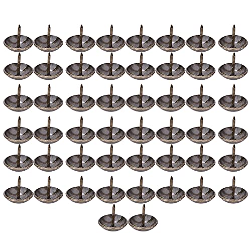 50 piezas de tachuelas de tapicería engrosadas, alfileres para clavos de muebles, molduras decorativas de cabeza de clavo para muebles(19 * 20mm)