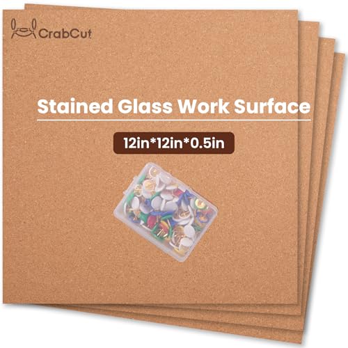 Crabcut Stained Glass Supplies & Starter Kit - 12x12 Inch Heat Resistant Work Surface Mat Essential Stained Glass Tools with Cutting Mat for Table Protection 1 Pack product thumbnail 9