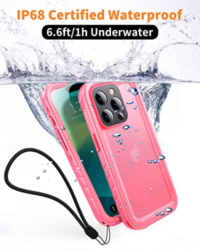 Cozycase for iPhone 14 Pro Waterproof Case Pink - Image 3