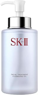 SK-II Facial Treatment Cleansing Oil - Gentle Makeup Remover Oil & Face Cleanser - Improves Texture, Dullness & Dryness for a Visibly Smoother Complexion (8.4 oz)