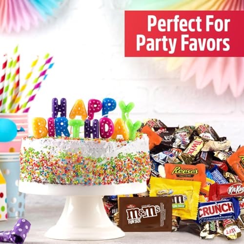 5 Lb Assorted Bulk Chocolate Candy Mix - Fun Size, Holiday, Office Assortment