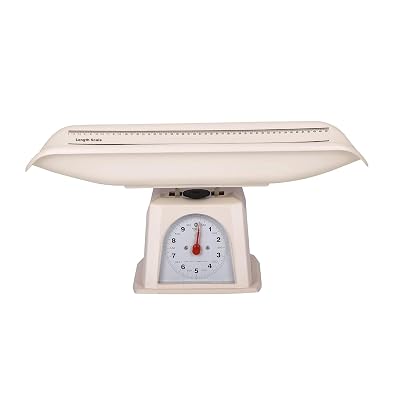 OTICA Analogue Personal Baby Weighing Scale for Manual Weight Upto 10 Kgs with Tray (Cream)