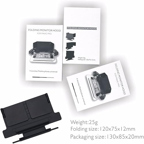 Miniatura 2 de Accesorios para drones DJI Mavic Mini Pro Air Spark Mavic 2 Zoom ajustable parasol parasol parasol plegable Drone 4.7-5.5 accesorio de cubierta de