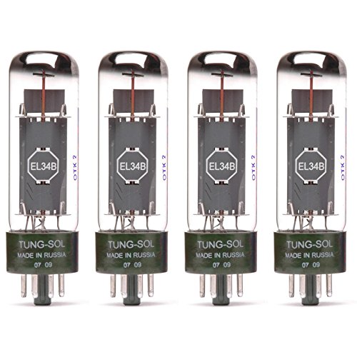 Tung-Sol EL34B Power Tung-Sol EL34B Power Vacuum Tubes - Quad Set