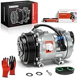 A-Premium Air Conditioner AC Compressor with Clutch Compatible with Freightliner...