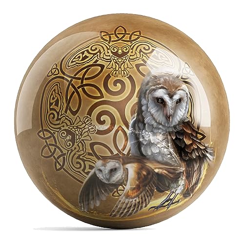 OTB Brigid Ashwood Celtic Owls Bowling Ball UNDRILLED (8, Pounds)